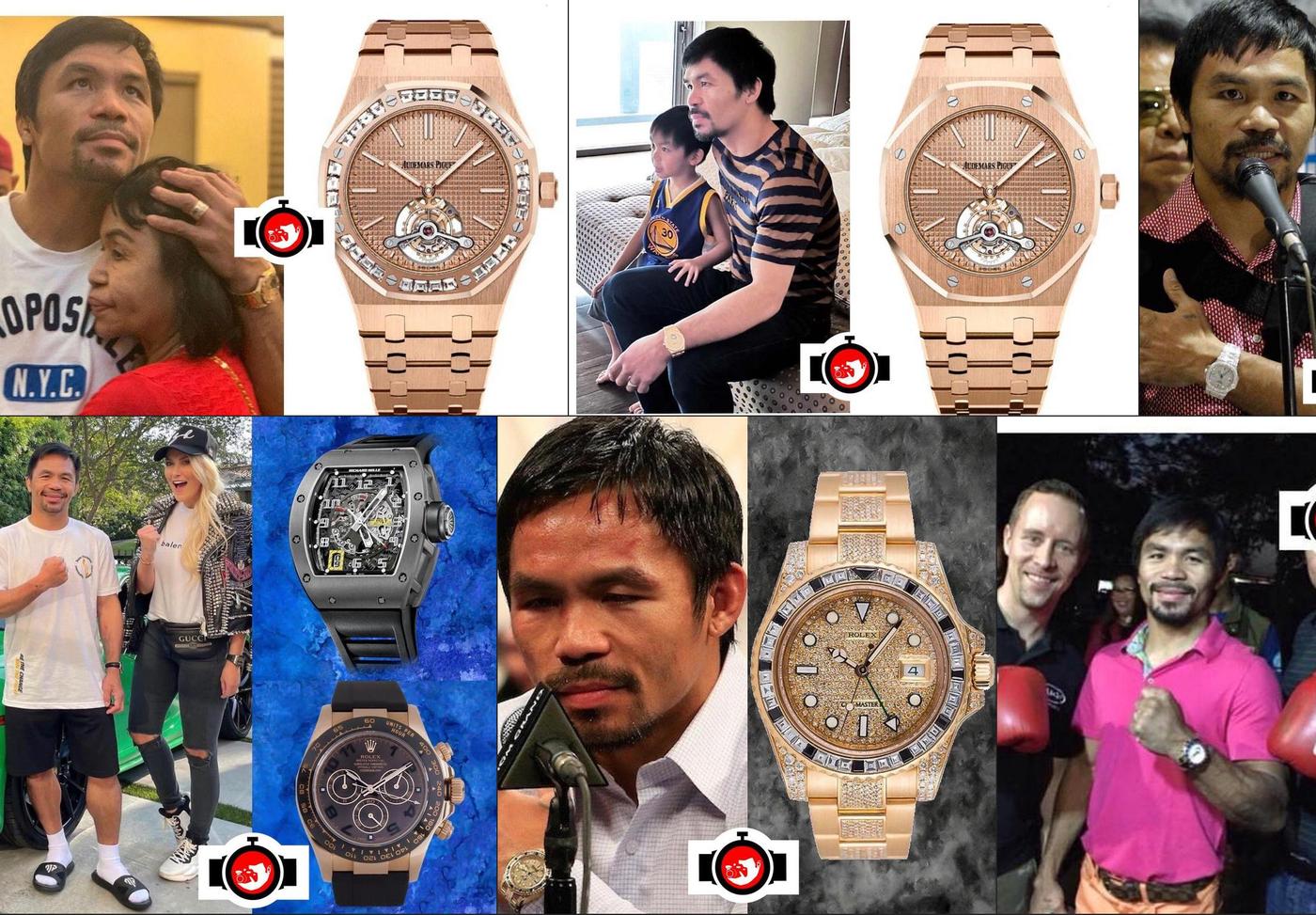 Manny Pacquiaos Impeccable Watch Collection Audemars Piguet, Patek Philippe, and Rolex