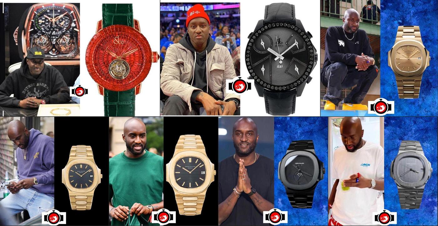 virgil abloh customizes louis vuitton timepiece to reverse back in time