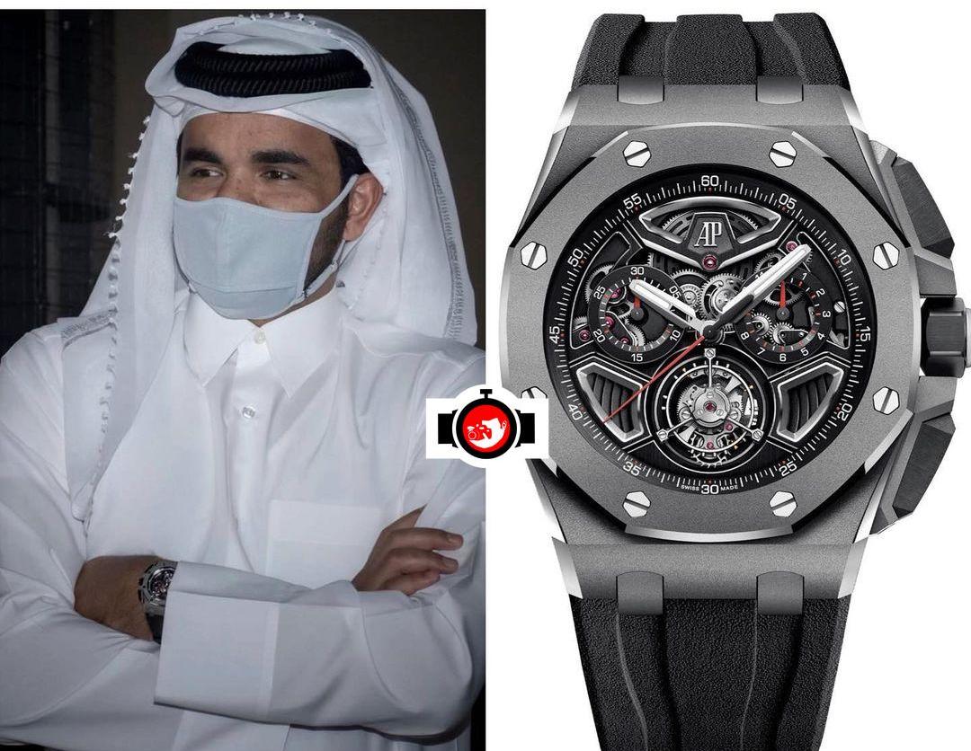 The Ultimate Timepiece: Joaan Bin Hamad Al Thani's Titanium AP Royal Oak Offshore Flying Tourbillon Flyback Chronograph