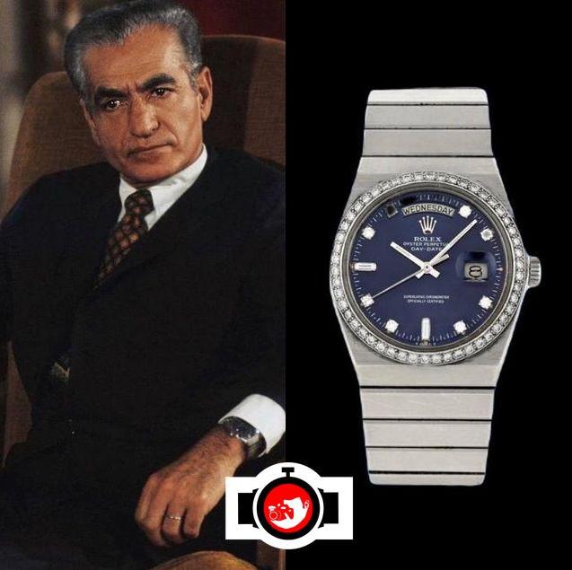 royal Mohammed Reza Pahlavi spotted wearing a Rolex 1831