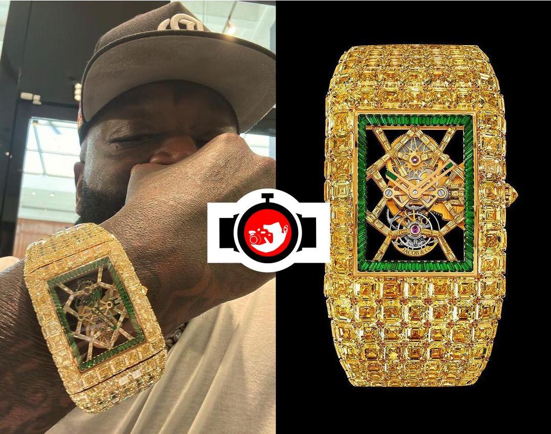 rapper Rick Ross spotted wearing a Jacob & Co 