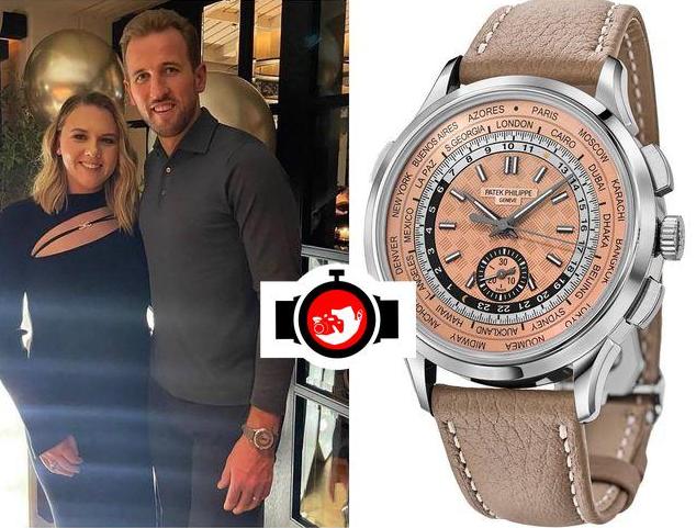 footballer Harry Kane spotted wearing a Patek Philippe 5935A