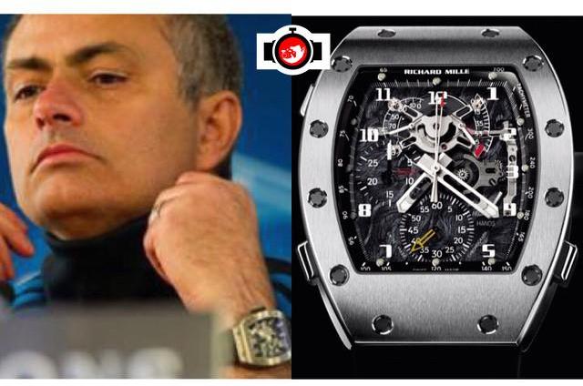 football manager Jose Mourinho spotted wearing a Richard Mille RM4