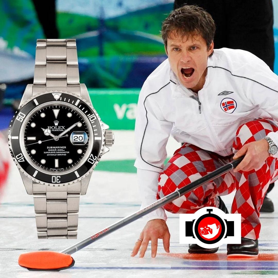 athlete Thomas Ulsrud spotted wearing a Rolex 