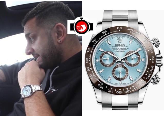 business man Yianni Charalambous spotted wearing a Rolex 116506
