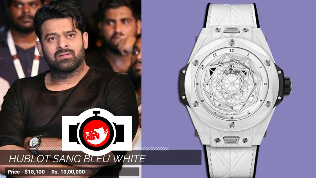 actor Prabhas spotted wearing a Hublot 