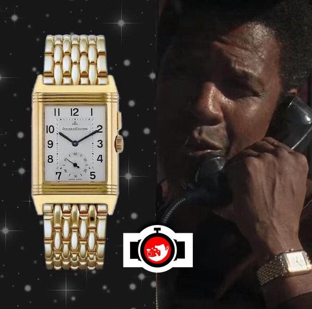 actor Denzel Washington spotted wearing a Jaeger LeCoultre Q2712410
