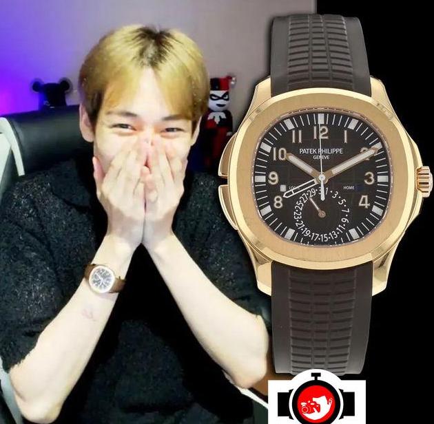singer Bambam spotted wearing a Patek Philippe 