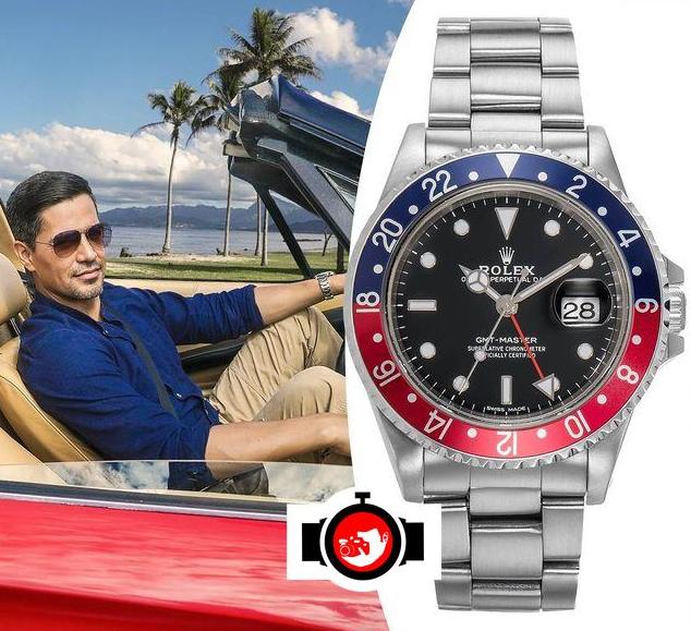 actor Jay Hernandez spotted wearing a Rolex 