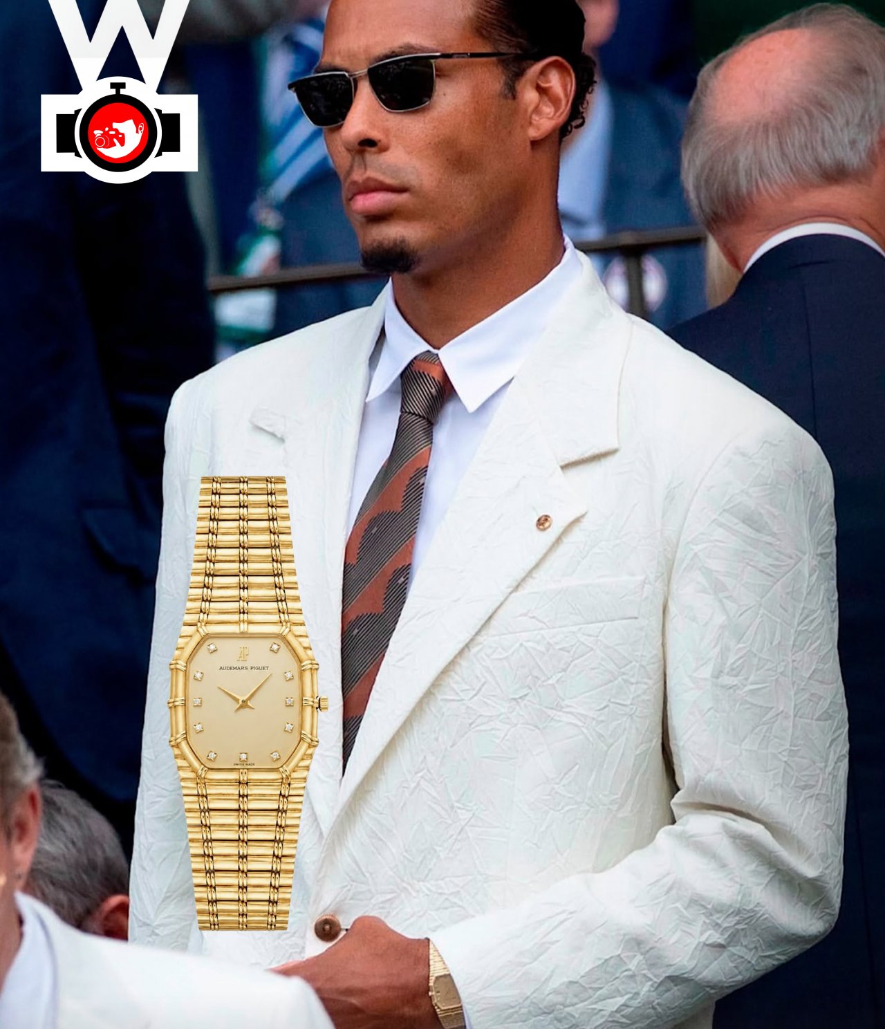 footballer Virgil van Dijk spotted wearing a Audemars Piguet 5300BA