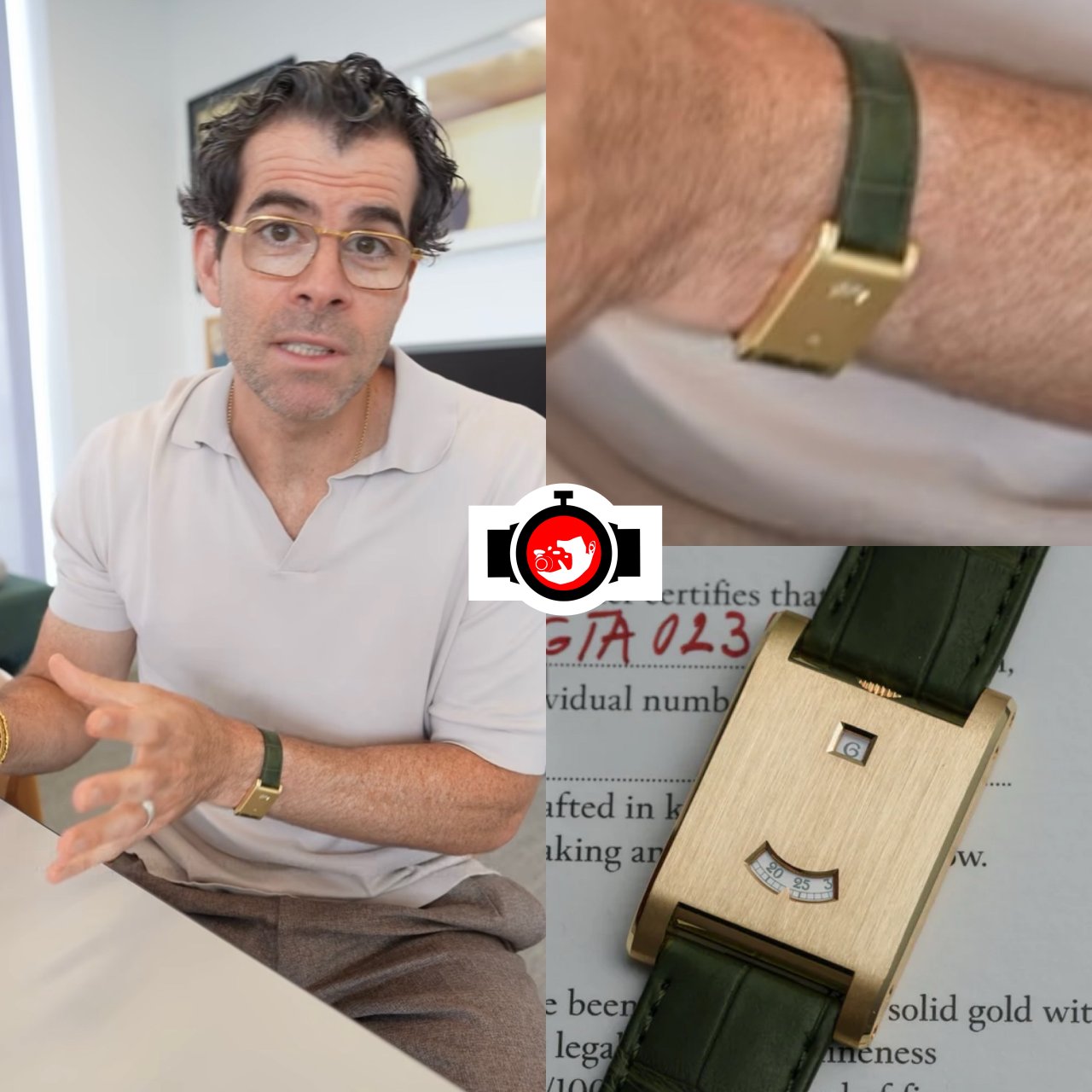 entrepreneur Adam Mosseri spotted wearing a Cartier WGTA0234