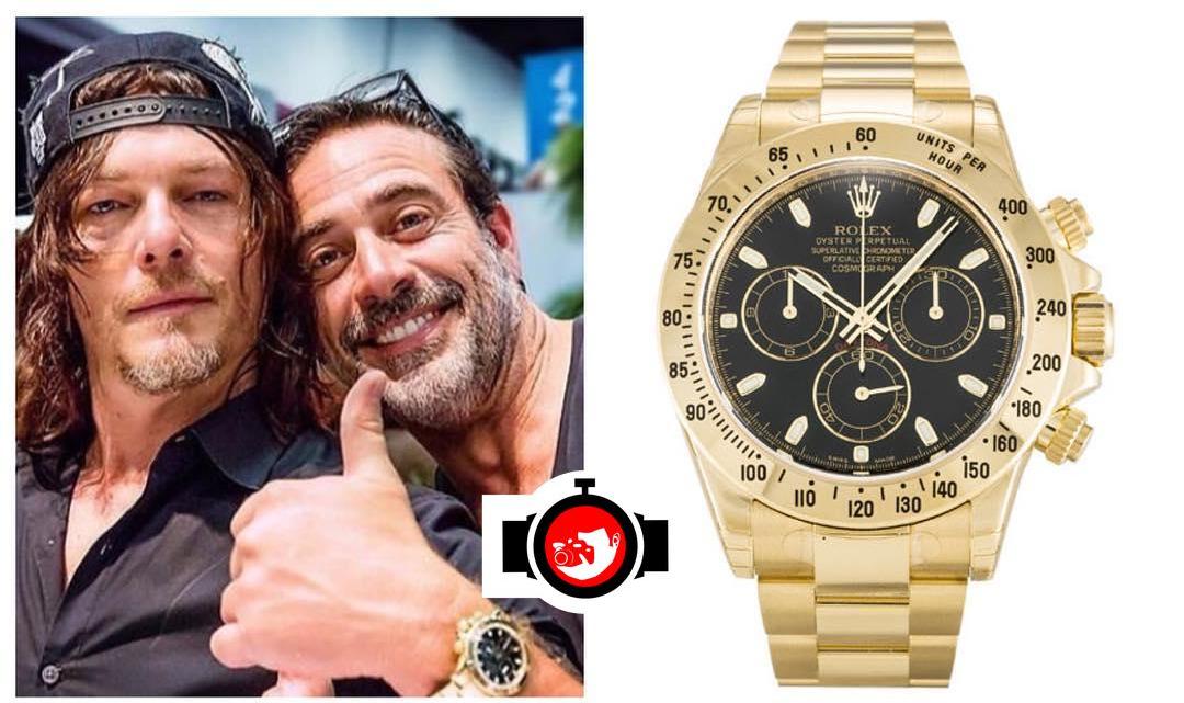 Norman Reedus's Luxurious Watch Collection: The Golden Rolex Daytona With a Sleek Black Dial