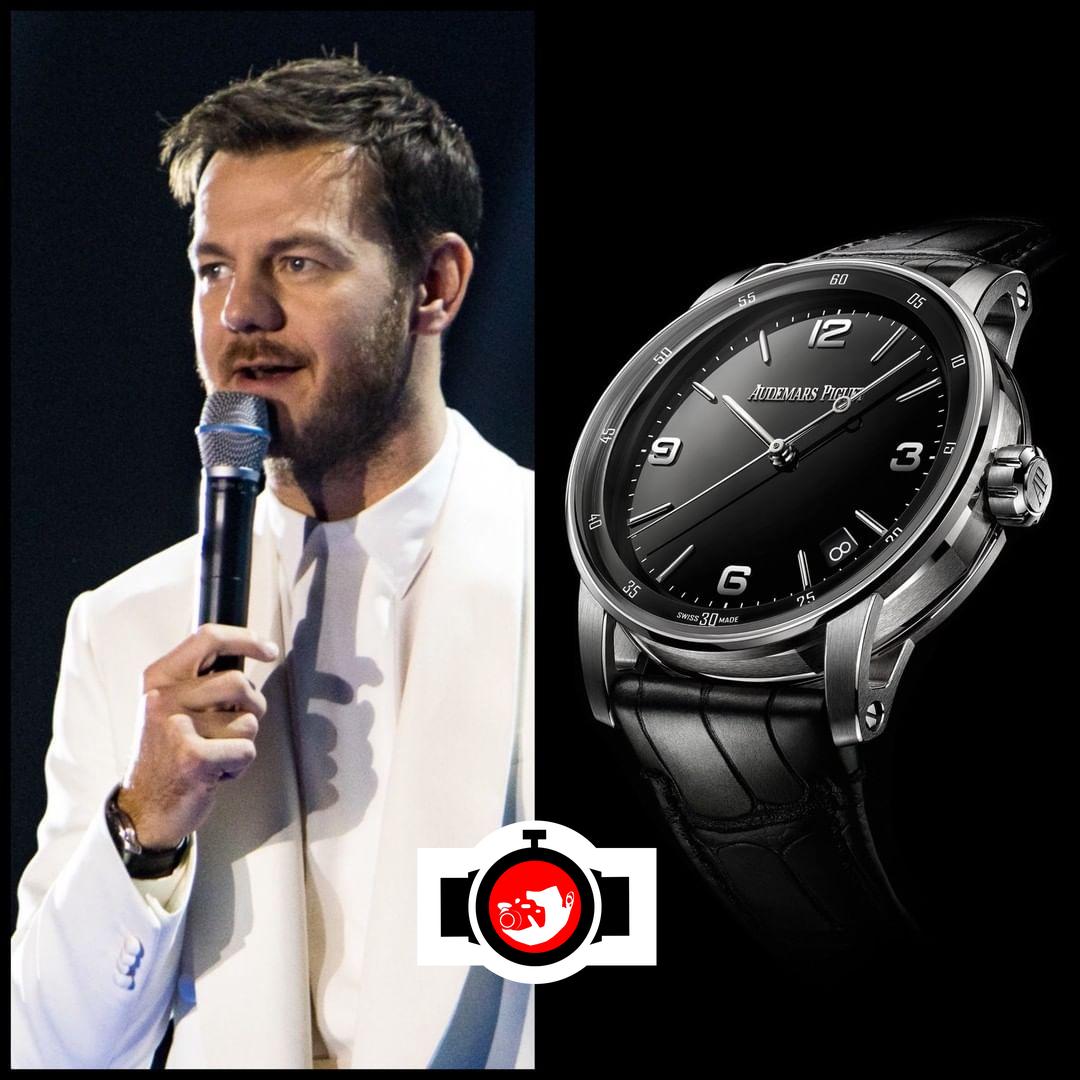 television presenter Alessandro Cattelan spotted wearing a Audemars Piguet 15210BC