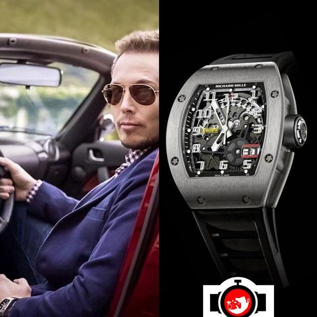 business man Elon Musk spotted wearing a Richard Mille RM 29