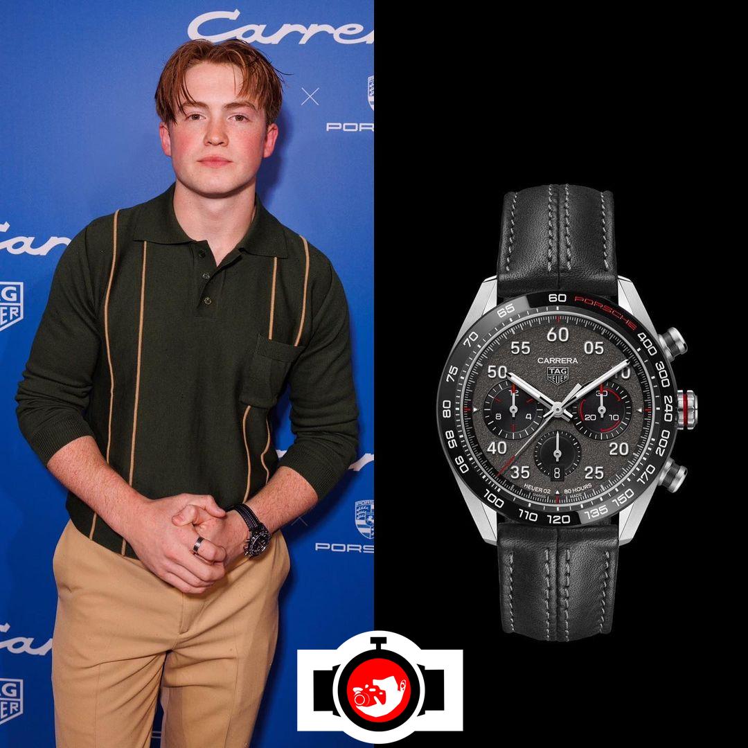 actor Kit Connor spotted wearing a Tag Heuer 