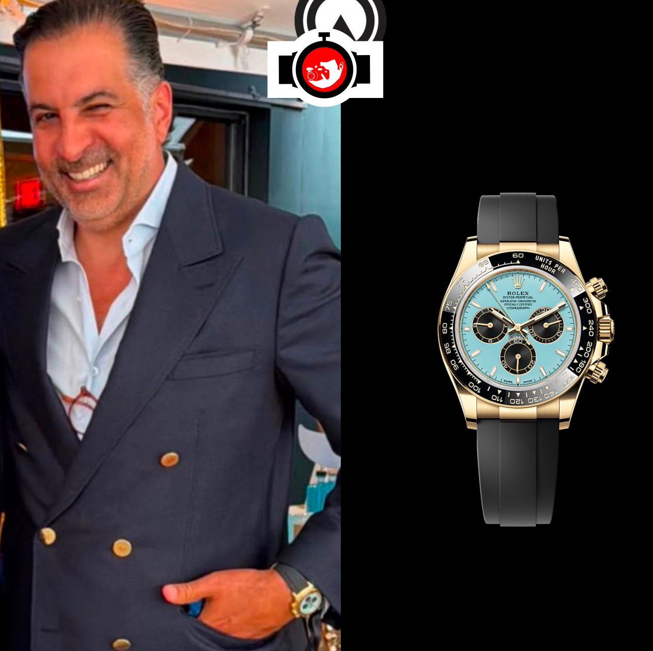 entrepreneur Amro bin Fareed bin Zaidan spotted wearing a Rolex 116508