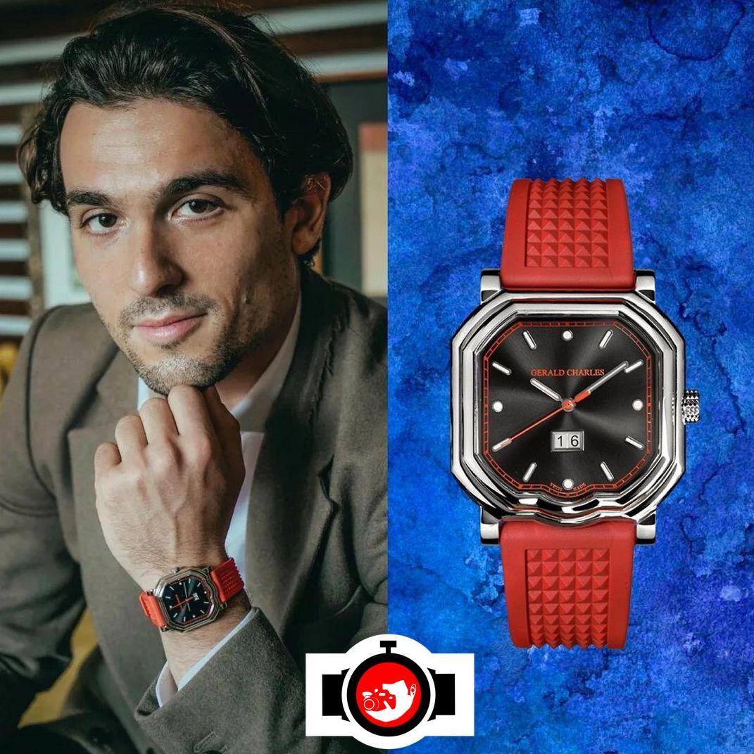 business man Federico Ziviani spotted wearing a Gerald Charles GC20-A-00