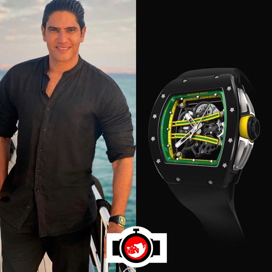 business man Ahmed Abouhashima spotted wearing a Richard Mille RM61-01
