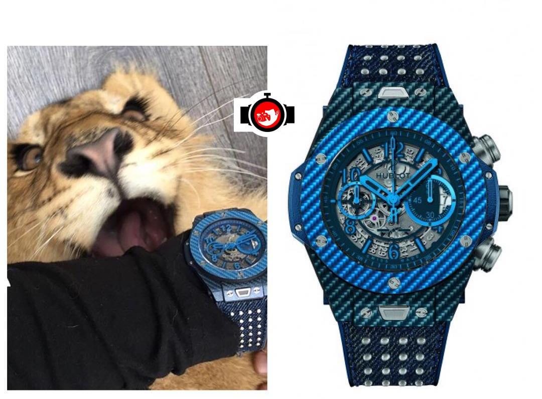 Hublot Big Bang Limited Edition Black Jaguar White Tiger Stainless Steel Watch