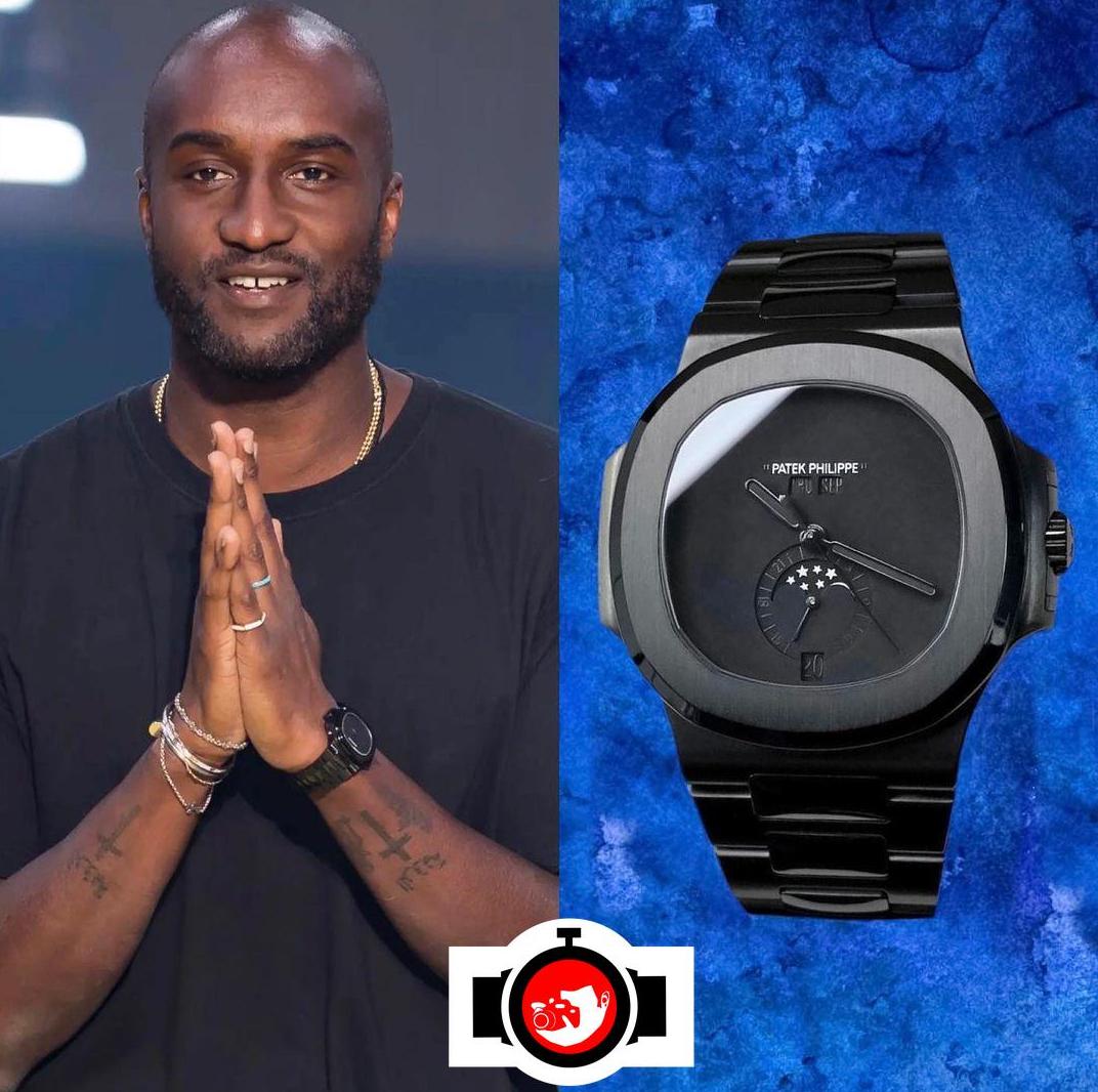 business man Virgil Abloh spotted wearing a Patek Philippe 