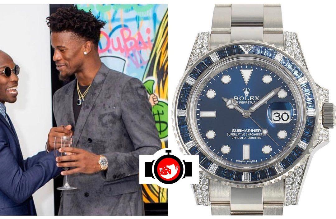 basketball player Jimmy Butler spotted wearing a Rolex 116659