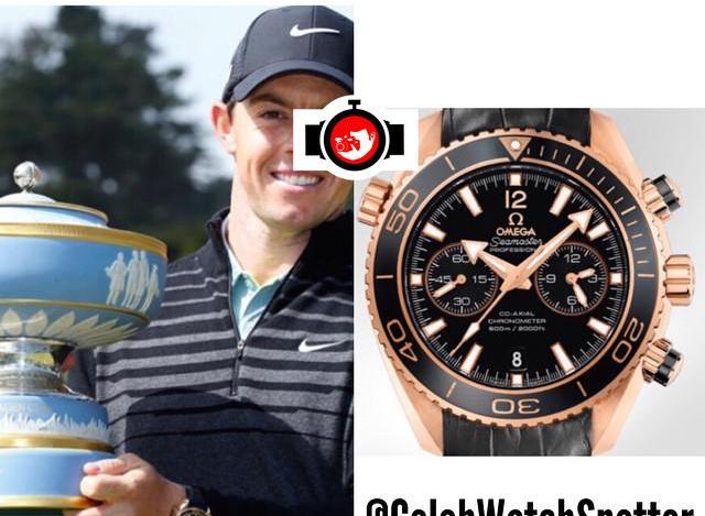 golfer Rory Mcllroy spotted wearing a Omega 232.63.46.51.01.001