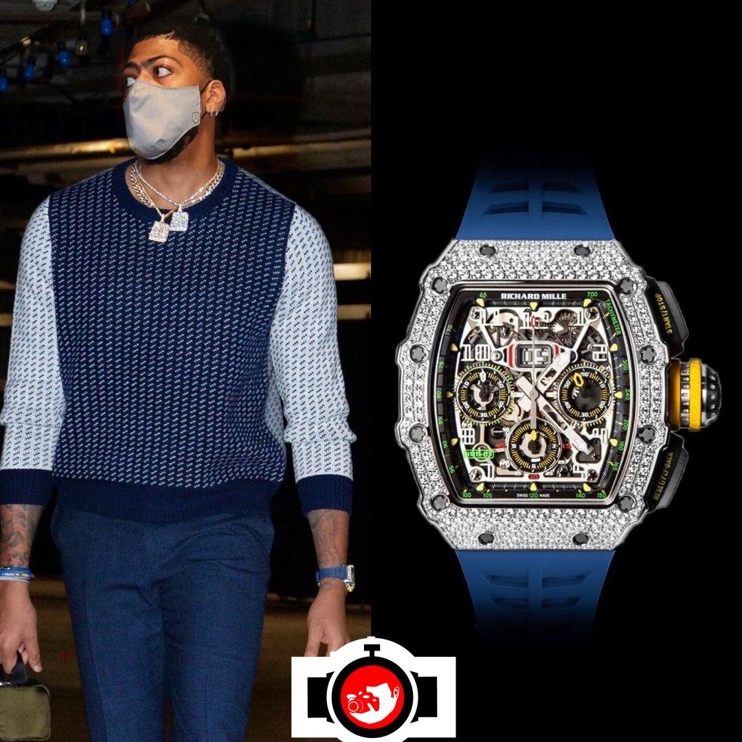 basketball player Anthony Davis spotted wearing a Richard Mille RM 11-03