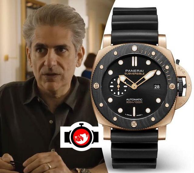 actor Michael Imperioli spotted wearing a Panerai 