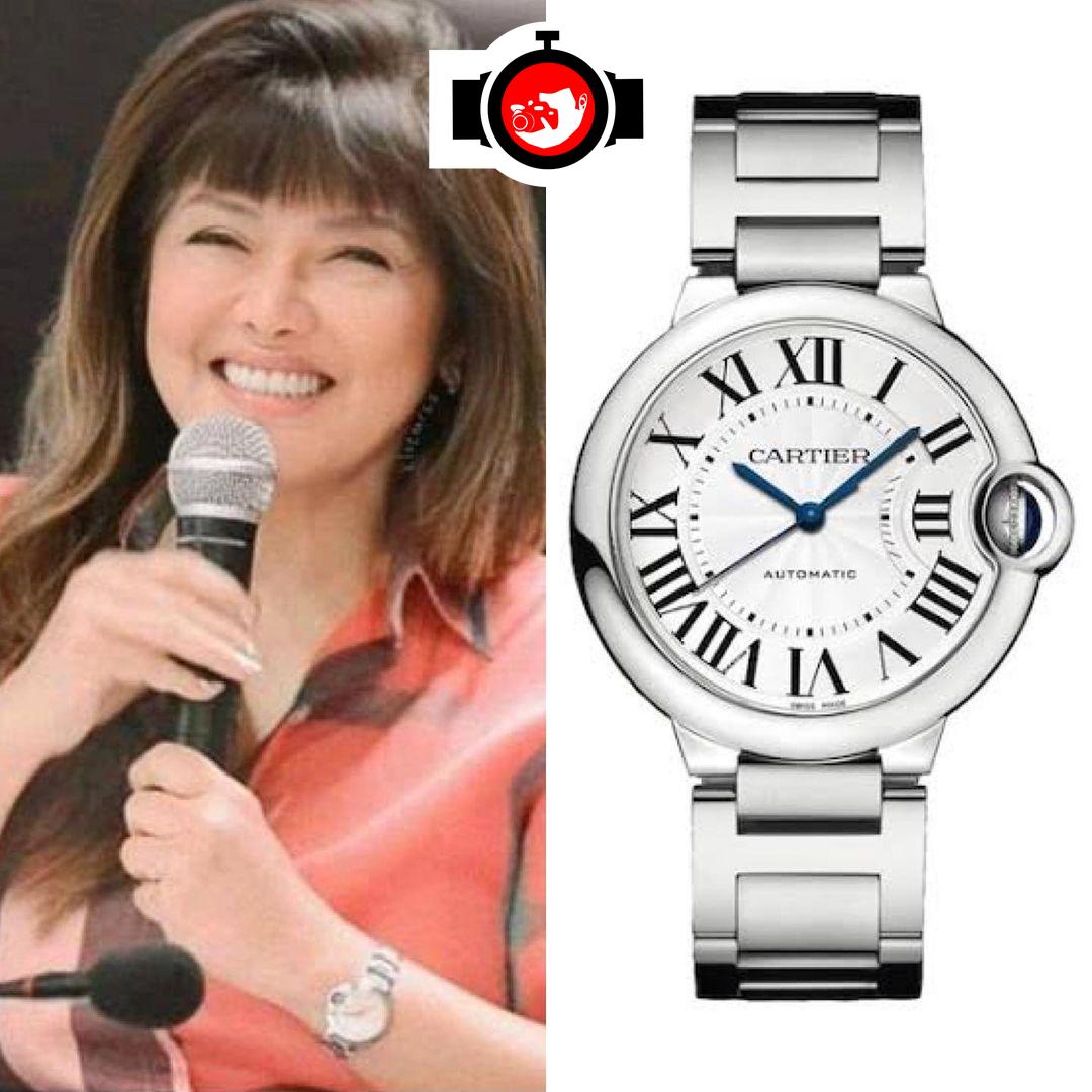 politician Imee Marcos spotted wearing a Cartier 