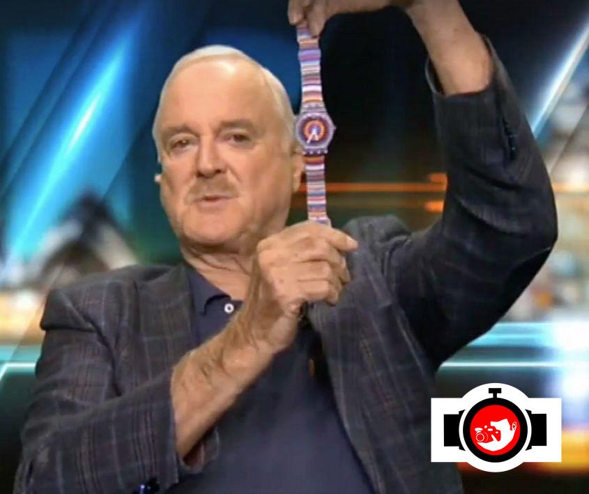 actor John Cleese spotted wearing a Swatch 