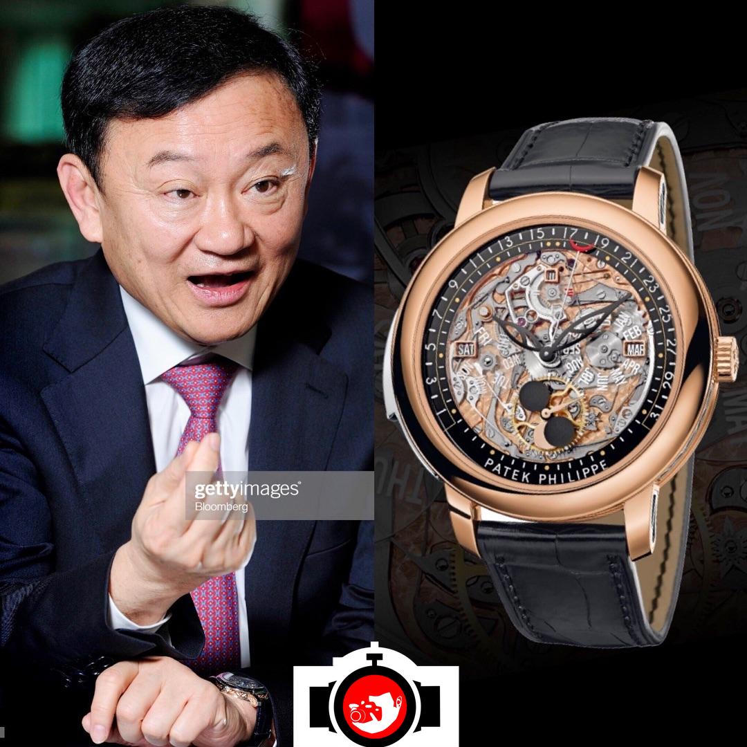 politician Thaksin Shinawatra spotted wearing a Patek Philippe 5304R