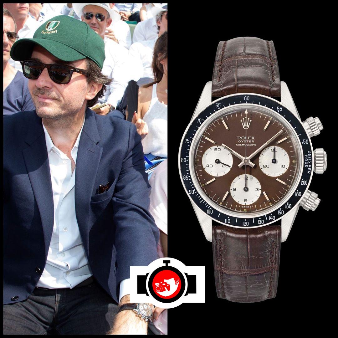 business man Antoine Arnault spotted wearing a Rolex 6263