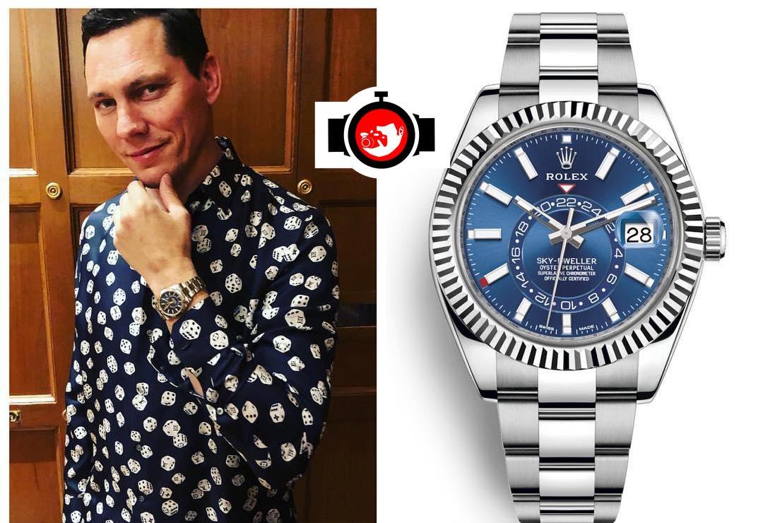 musician Tiesto spotted wearing a Rolex 326934