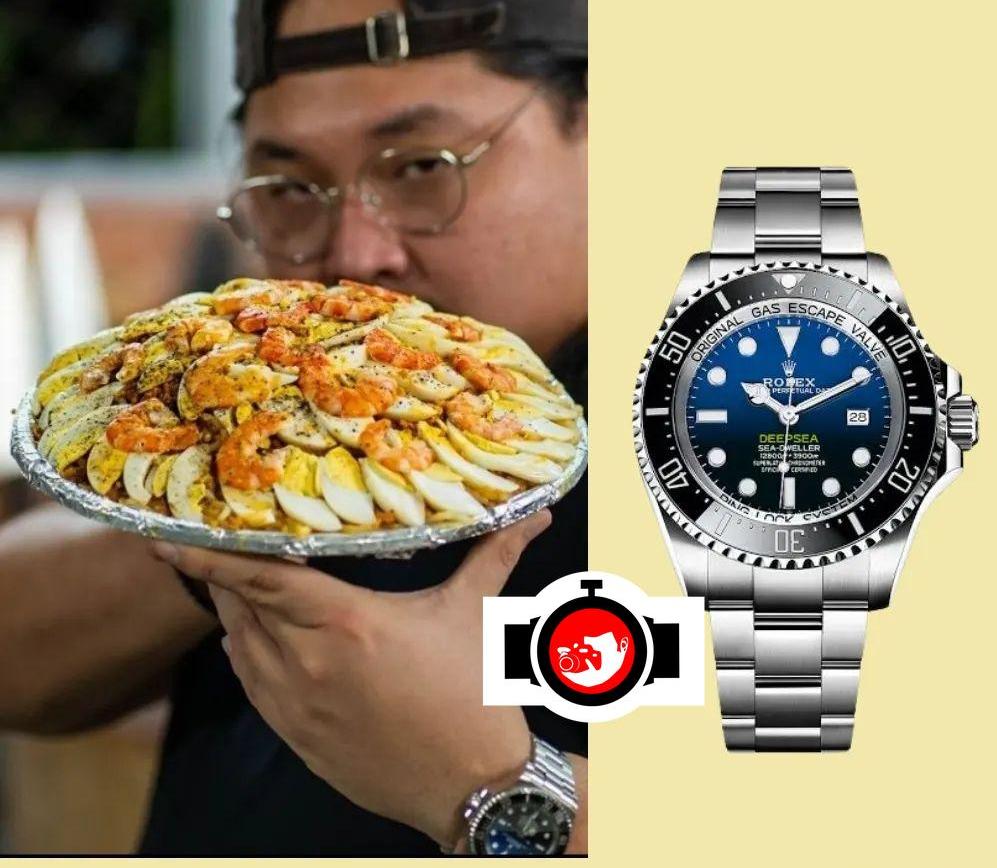 youtuber Ninong Ry spotted wearing a Rolex 116660