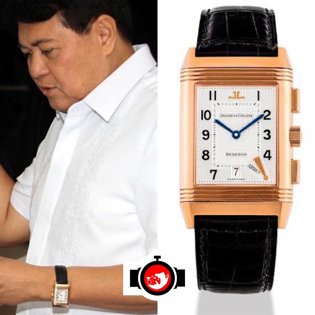 politician Manny Villar spotted wearing a Jaeger LeCoultre 270.2.69