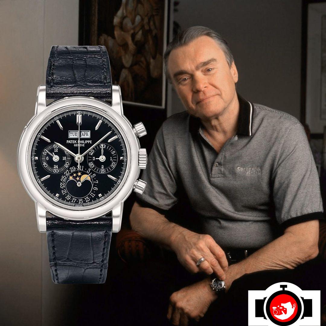 business man Gordon M. Bethune spotted wearing a Patek Philippe 3970G