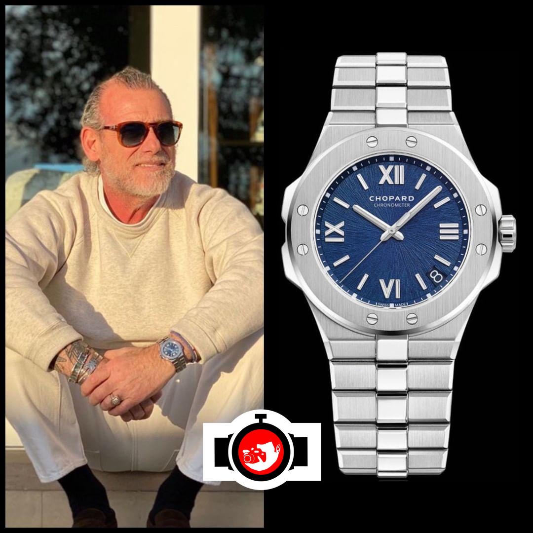 business man Alessandro Squarzi spotted wearing a Chopard 298600-3001
