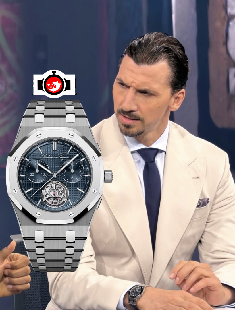 footballer Zlatan Ibrahimović spotted wearing a Audemars Piguet 26545XT
