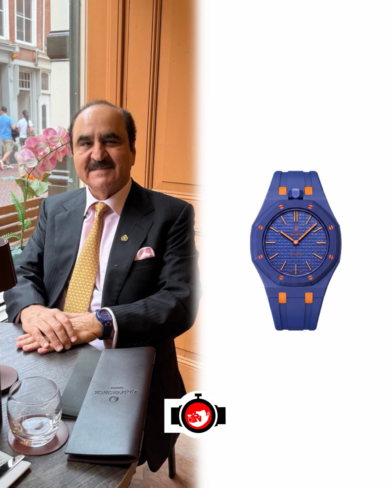 Abdulrazak bin Abdulqader Al Shahwarzi Spotted Wearing Audemars Piguet Royal Oak Offshore Diver