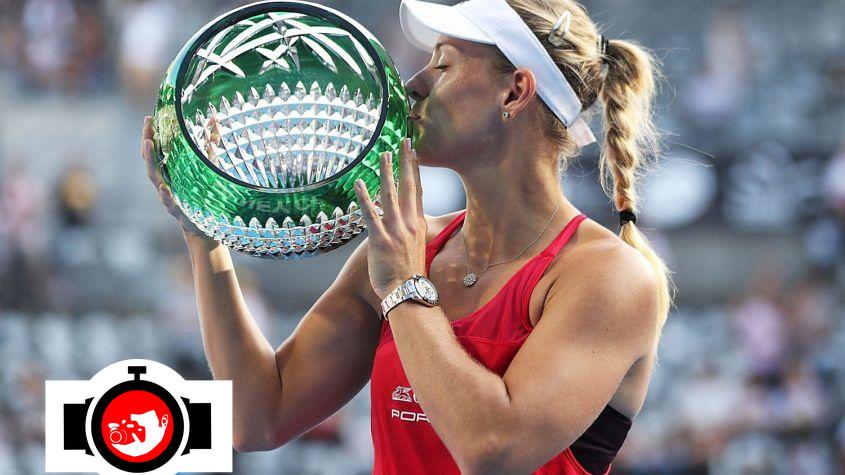 tennis player Angelique Kerber spotted wearing a Rolex 