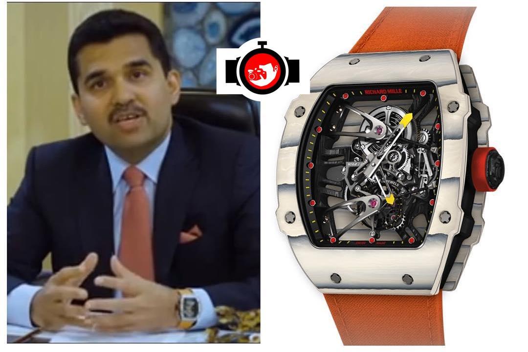 doctor Dr. Shamsheer Vayalil spotted wearing a Richard Mille RM27-02