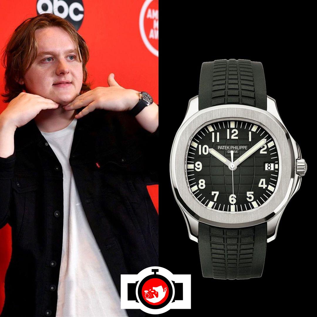 singer Lewis Capaldi spotted wearing a Patek Philippe 5167A