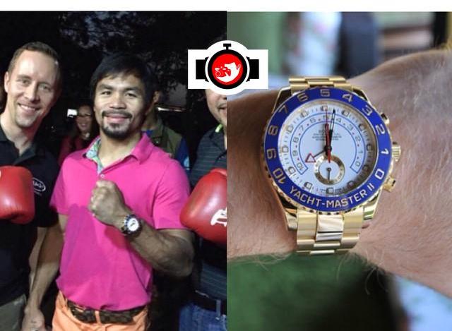boxer Manny Pacquiao spotted wearing a Rolex 