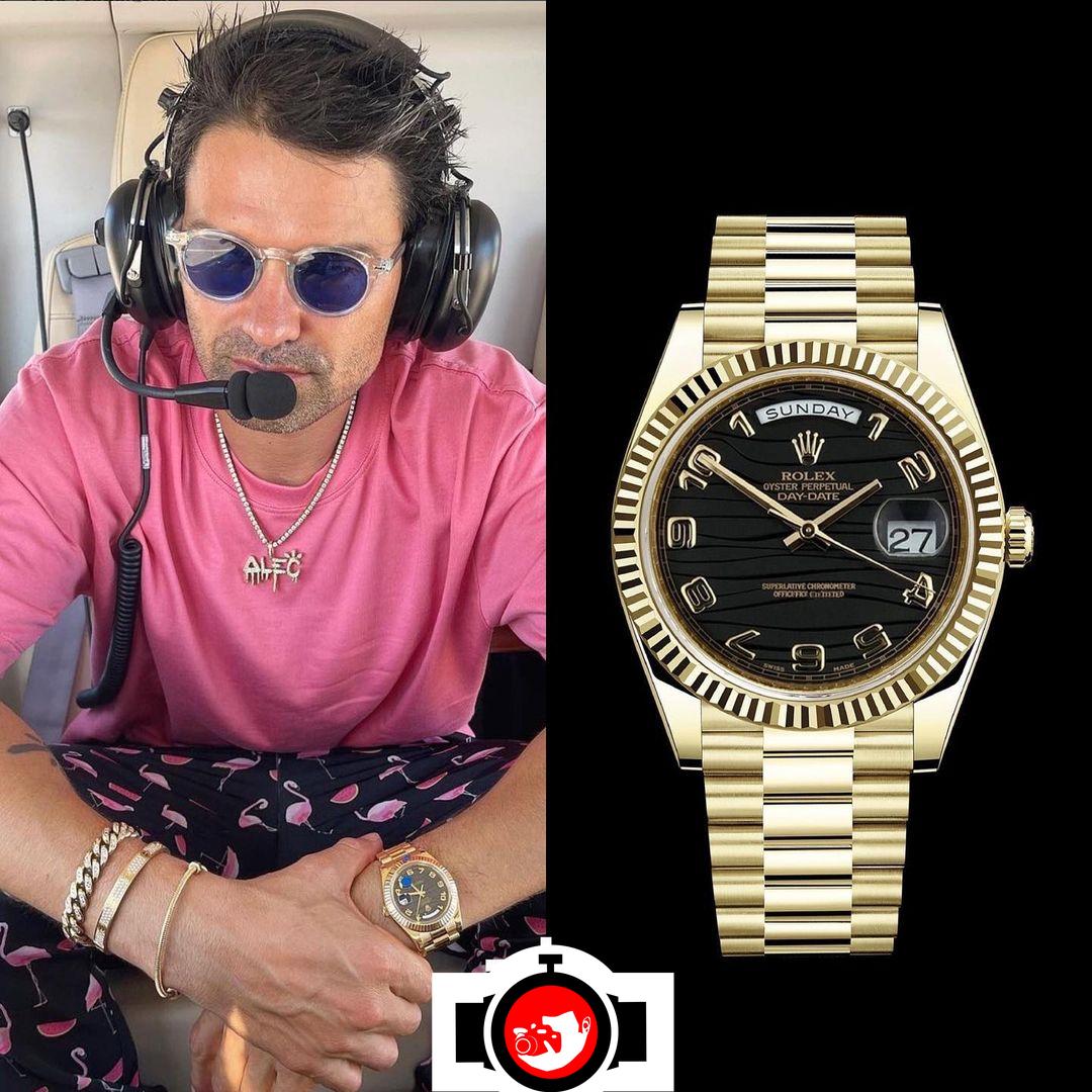 artist Alec Monopoly spotted wearing a Rolex 218238