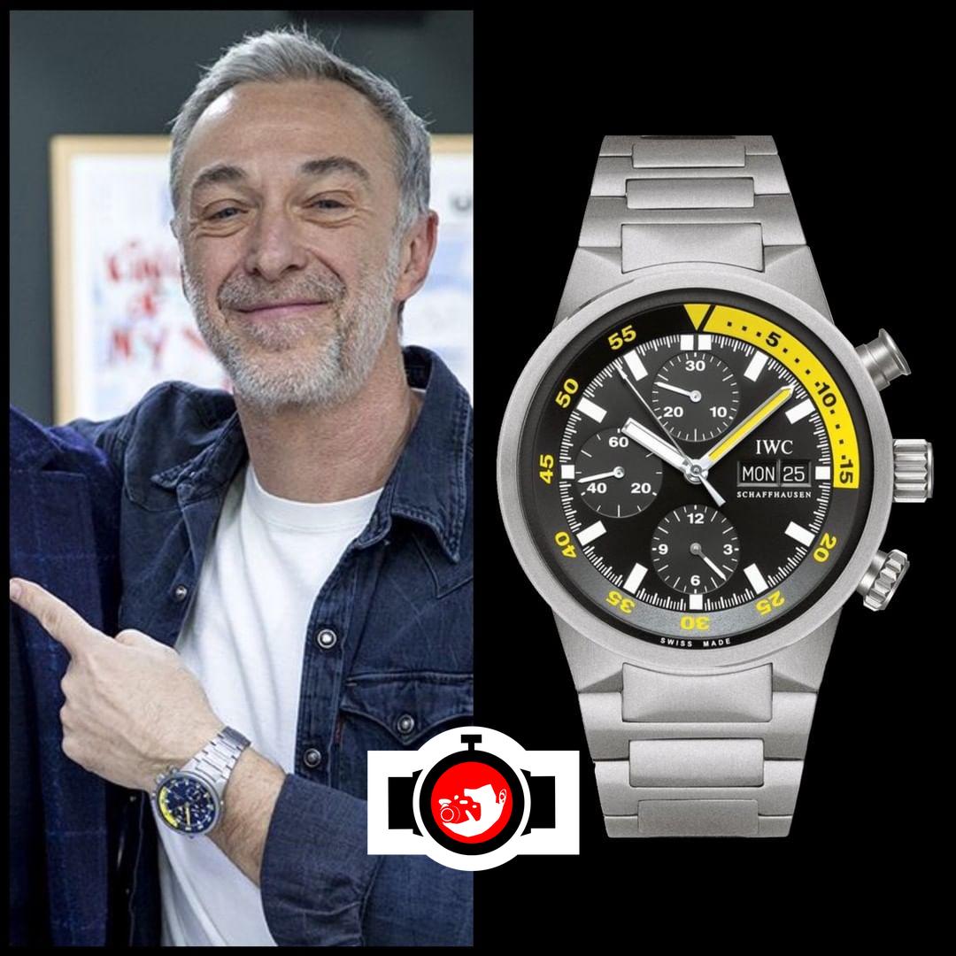 television presenter Linus spotted wearing a IWC IW3719-03