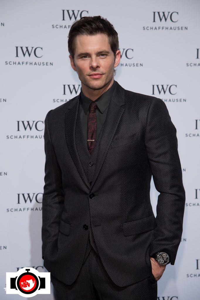 actor James Marsden spotted wearing a IWC 