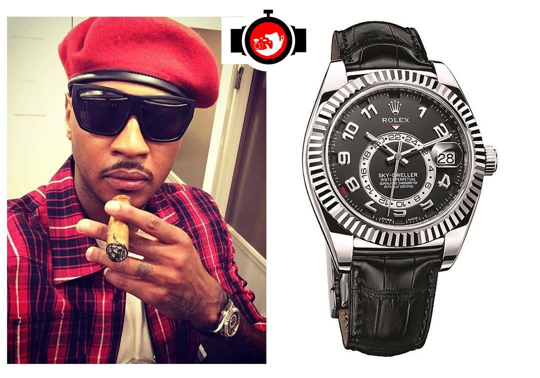 basketball player Carmelo Anthony spotted wearing a Rolex 326139️
