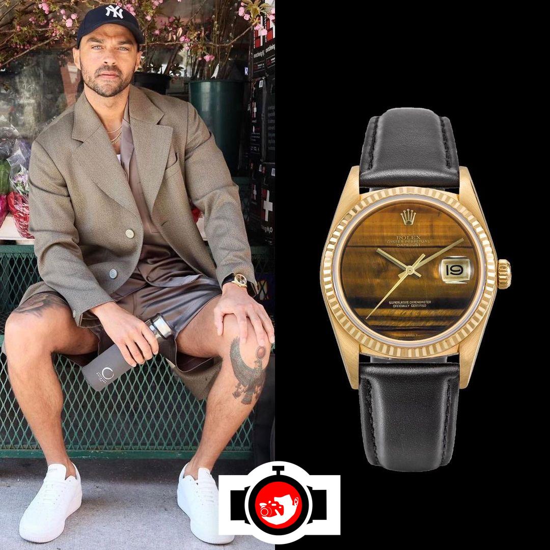 actor Jesse Williams spotted wearing a Rolex 16018