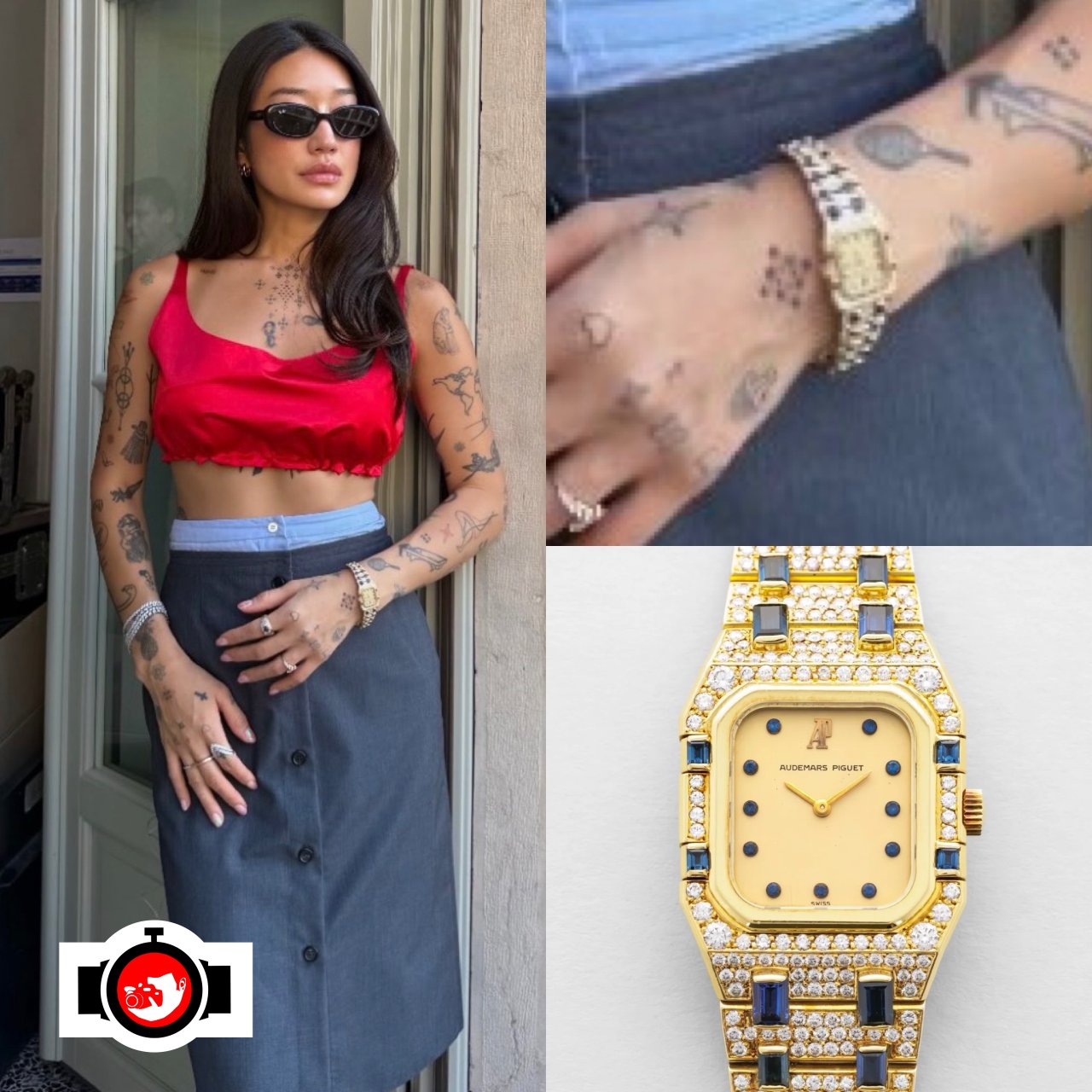 music producer, rapper Peggy Gou spotted wearing a Audemars Piguet 6005