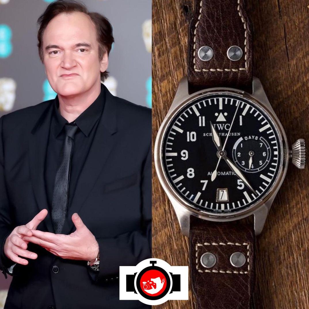 film director Quentin Tarantino spotted wearing a IWC IW500402
